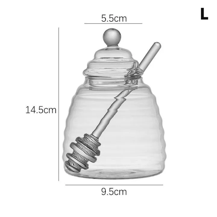 Honey%20Jar%20With%20Lid%20And%20Stirring%20Stick%20High%20Borosilicate%20Transparent%20Glass%20Jar%20Creamer%20Pots%20Jam%20Storage%20Bottle%20With%20Dipper%20-%20Image%207