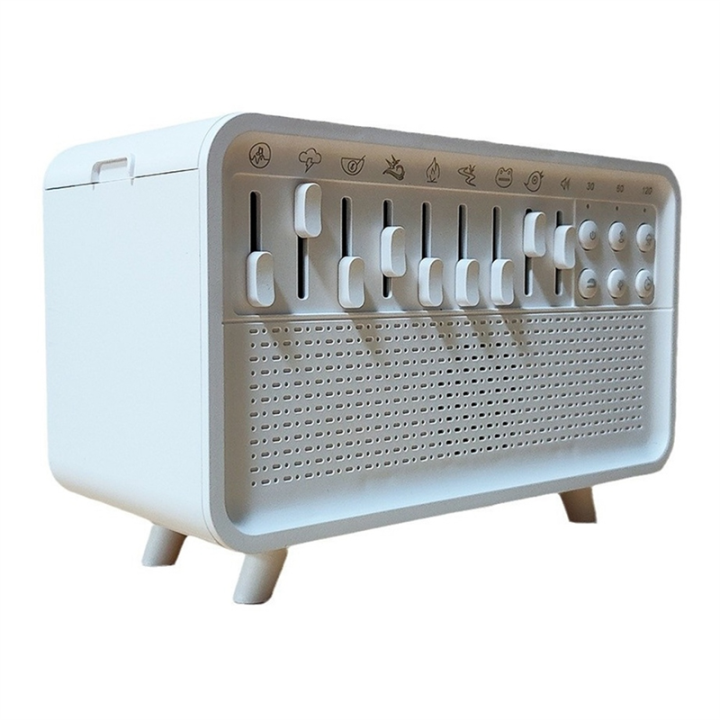 ARELENE White Noise Machine Diffuser Air Aroma Diffuser Humidifier with 8 White Noise Adjustable, Night Light, Bluetooth Speaker