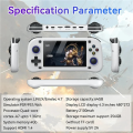 G28 4.3 Inch HD Screen Retro Handheld Video Game Console 128G Storage Linux Game Player 20+ Emulator Support C. 