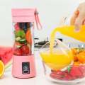 6 Beads 380ml Portable Blender USB Mixer Electric Juicer Machine Smoothie Blender Mini Food Processor Personal Blender Cup Juice Blenders Tumbler. 