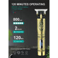 VGR V-091 Hair Clipper | T9 Rechargeable Electric Trimmer | 0 mm Precision | LCD Digital Display | Professional Barber and Home Grooming Tool. 