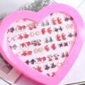 【Special offer】Hypoallergenic Cartoon Earrings Christmas Stud Earrings Women's Cute Christmas Tree Snowflake Jewelry All-match Simple Women. 