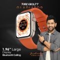 Fire-Boltt Gladiator 1.96" Biggest Display Smart Watch with Bluetooth Calling, Voice Assistant &123 Sports Modes, 8 Unique UI Interactions, SpO2, 24/7 Heart Rate Tracking (Orange). 