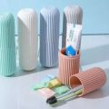 Portable Plastic Travel Toothbrush Holder Case. 