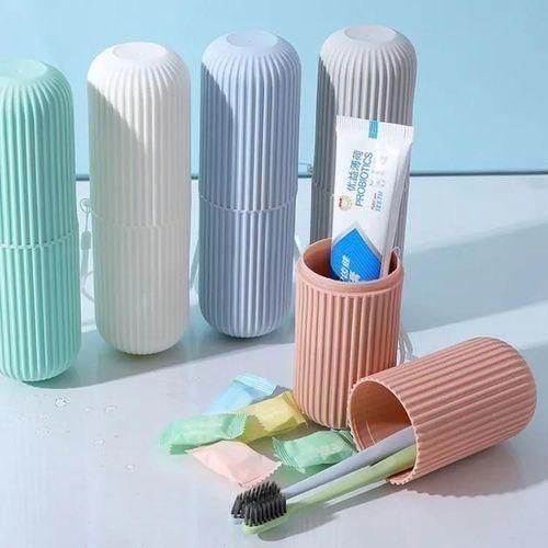 Portable Plastic Travel Toothbrush Holder Case