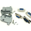 10pcs/lot Vga Db9 Parallel Serial Port Db15 15 Pin D Sub Male/female Solder Connector Plastic Cover. 