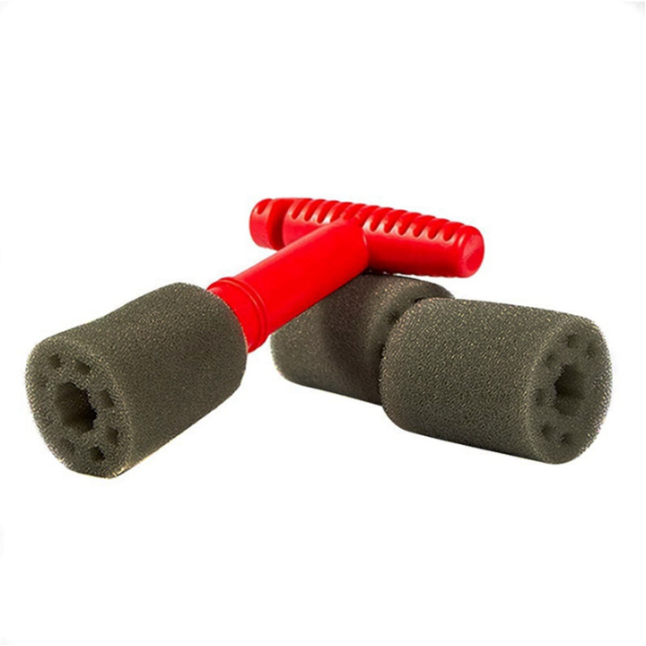 FORIDE%202X%20Car%20Wash%20Embedded%20Tire%20Screw%20Brush%20Lug%20Nut%20Wheel%20Cleaning%20Tools%20with%206%20Extra%20Sponges%20-%20Image%205