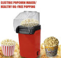 Portable Electric Popcorn Maker Home Party Automatic Air Popcorn Making Machine Corn Popper Kitchen Tools. 