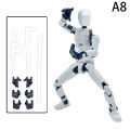 Titan Robot Action Figure 3D Printed With Full Articulation For Stop Motion Animation 13 Action Figure Dummy. 
