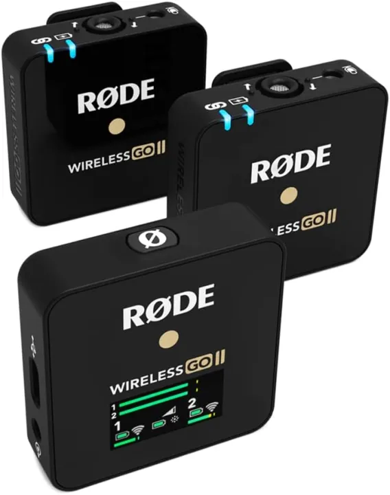 Rode%20Wireless%20GO%20II%202-Person%20Compact%20Digital%20Wireless%20Microphone%20System/Recorder%20(2.4%20GHz,%20Black)%20-%20Image%202