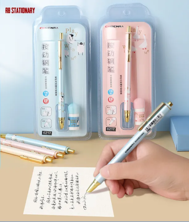 New%20Chren%20Fountain%20Pen%20Press%20Type%20Ink%20Pen%20%7C%20Chren%206217%20Fountain%20Press%20Ink%20Pen%20%7C%20Cartoon%20Printed%20Fountain%20Pen%20-%20Image%205