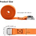 Lashing Straps Tie Down Straps with Zinc Alloy Cam Lock Buckle Up , for Cargo, Gear, Bikes & More (4 Pack). 