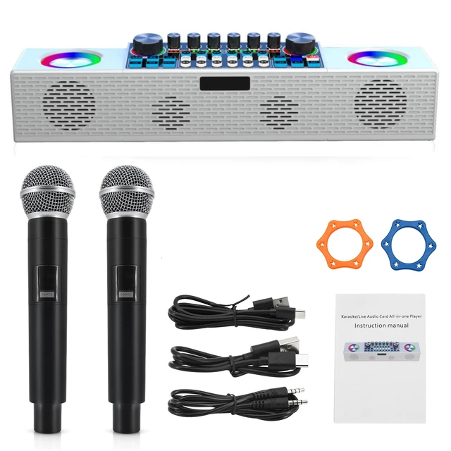 Live%20%20Sound%20Card%20for%20Live%20Streaming%20Audio%20Mixer%20for%20Music%20Recording%20Karaoke%20Singing%20Broadcast%20on%20Cell%20Phone/Computer%20-%20Image%202