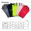 Wenefang Summer Cycling Gloves Men Sunscreen Breathable Fishing Gloves Gel Outdoor MTB Road Bike Motorcycle Bicycle Gloves Half Finger. 