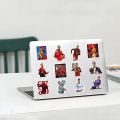 Artsy Home Cristiano Ronaldo Football Stickers Set - 25/50Pcs Decorative Decals for Laptops, Phones & Journals. 