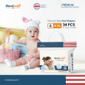 MumBuds USA ZIPLOCK Pant Style Diapers Size-6 XXL (16–22 kg) 34 Pcs | Ultra Thin, Soft & Breathable Baby Diapers. 