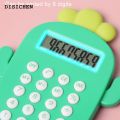 DISICHEN Fashion Pocket Calculator Cactus Calculator Cute Cactus Desktop Calculator with Battery Operated 8 Digits Lcd Display Portable Student. 