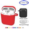 Airpods Case Protective Soft Silicone Case Airpods Cover Colorful Rubber Airpods Sleeve compatible For Airpods Gen 1/2. 
