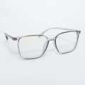 Transparent Square Shape Cut Glasses Frame For Unisex. 