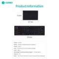 COTECi Folding Bluetooth Keyboard Wireless Silent Ipad Mobile Phone Tablet Universal Notebook Compact Portable and Comfortable Keyboard. 