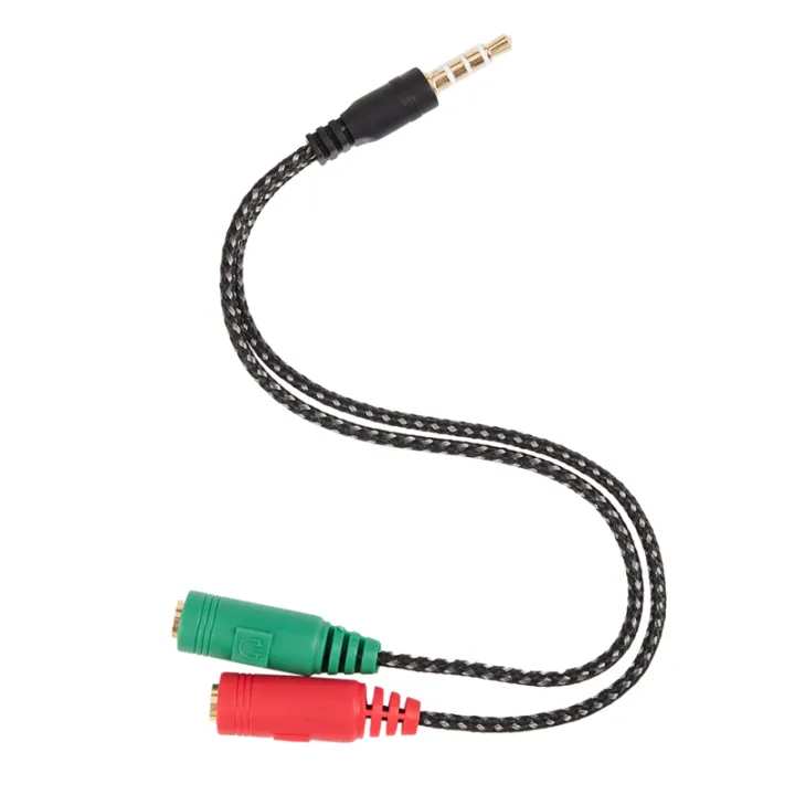 Sojhoop%203Pcs%20Cable%20Adapter%202%20in%201%20Splitter%204%20Pole%203.5mm%20Audio%20Earphone%20Headset%20to%202%20Female%20Jack%20Headphone%20Mic%20Audio%20Cable%203%20Pole%20-%20Image%205