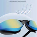 Swimming Goggles Electroplating Process UV Reflection for Men Women Swimming White. 