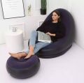Air Sofa 2in1 Ultra Lounge Inflatable Sofa Chair And Ottoman. 