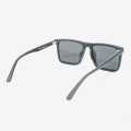 Black Stylish Flat Design UV Protected Polarized Sunglasses For Men. 