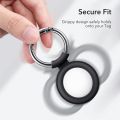 ESR Cloud Case for AirTag Keychain [2 Pack] Silicone AirTag Holder with Keyring. 