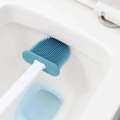 3 In1 Toilet Brush Silicone Wall Mounted Multi-functional Cleaning Tools with Bracket Home Bathroom Accessories Sets Wc New. 