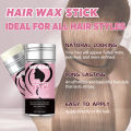 OEM Custom Nature Organic strong hold edge control Hair Styling Wax Sticks for Hair Wigs hair wax manufacturer. 