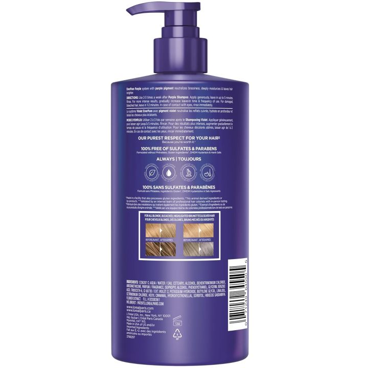 Loreal%20Paris%20EverPure%20Sulfate%20Free%20Purple%20Conditioner%20for%20Blonde%20%7C%20Bleached%20%7C%20Silver%20or%20Brown%20Highlighted%20Hair%20%7C%20Neutralizes%20Brassy%20Yellow%20and%20Orange%20Tones%20%7C%20Made%20In%20USA%20%7C%2023%20Fl%20Oz%20%7C%20680ml%20-%20Image%202