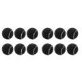 12Pcs Pack Tennis Balls Wear-Resistant Elastic Training Balls 66mm Ladies Beginners Practice Tennis Ball,Black. 