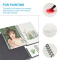 【Hot New Release】Drawing Paper Pad Book Sketch Painting Media Spiral Painted Hand Sketchbook Notebook Blank Watercolor Accessories Panel. 
