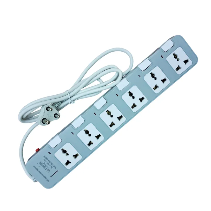 Urja%20(986-2M)%206-Port%204000W%20Electrical%20Surge%20Protector%20with%20Individual%20Switches,%20Universal%20Extension%20Multiplug,%20Safety%20Shutters,%20LED%20Indicator,%201.5m%20Cable%20for%20Home%20&%20Office%20Use%20-%20Image%207