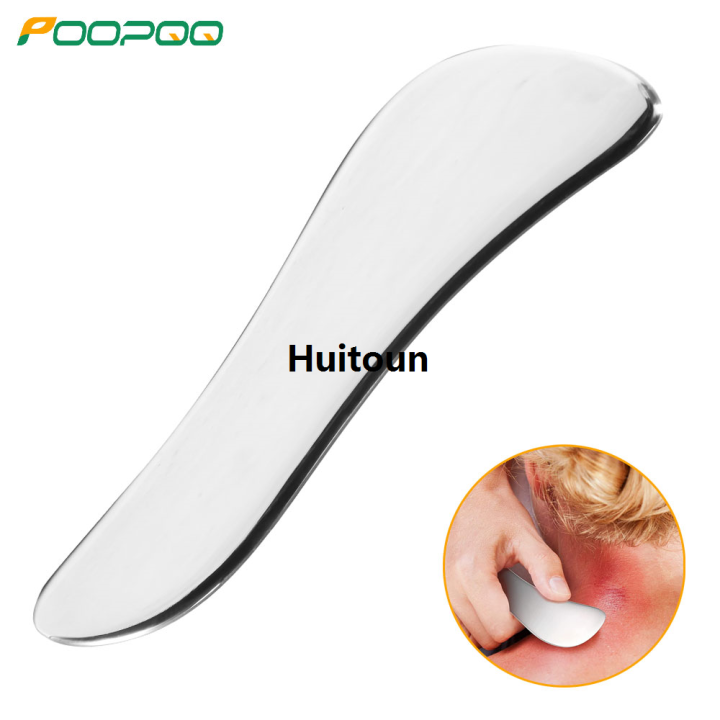 Huitoun Fashion Gua Sha Tools, Stainless Steel Scraping Massage Tool ...