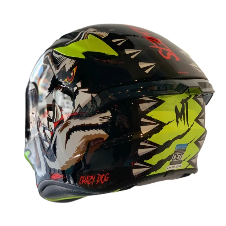 MT%20Targo%20Pro%20Crazy%20Dog%20G3%20Gloss%20Fluor%20Yellow%20Full%20Face%20Motorcycle%20Helmet%20By%20Moto%20World%20Nepal%20-%20Image%202