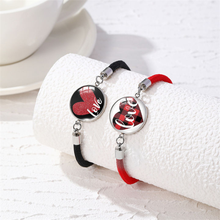 2%20Pcs/Set%20Romantic%20Couple%20Bracelet%20For%20Women%20Men%20Luminous%20Sun%20Moon%20Love%20Heart%20Charm%20Bracelet%20Friendship%20Lover%20Party%20Jewelry%20Gift%20-%20Image%205