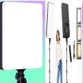 Photography LED Lighting Panel Light Remote Control for Live Stream Video Photo Lamp With Stand. 