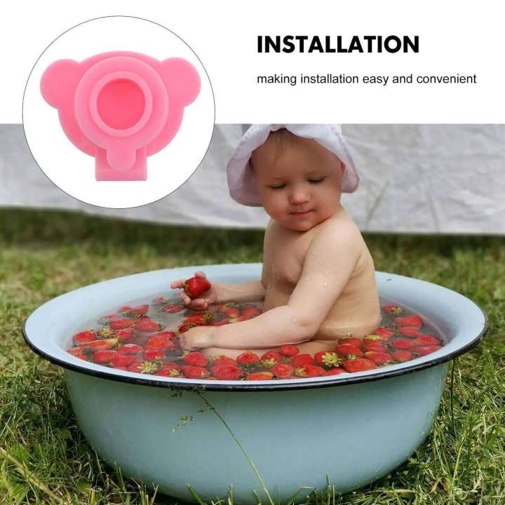 2 Pcs Baby Bath Stopper Tub Drain Stoppers Bathtub Plug Sealing Cover Vae Plugs One-piece