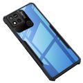 For Redmi 9c/10A, Poco C31 Back Case - Clear PC Back Hybrid Transparent Phone Cover. 