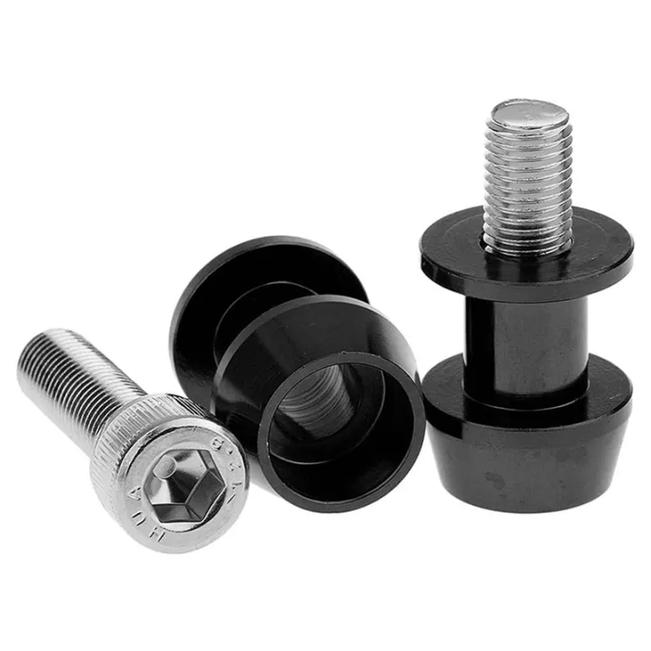 FORIDE%204X%20Motorcycle%20CNC%20Swingarm%20Swing%20Arm%20Spool%20Sliders%20Stand%20Bobbins%2010mm%20for%20250%20ER6%20Z%20250%20ER6F%20-%20Black%20-%20Image%202