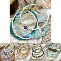 Combo Set of Handmade Crystal Bracelet 3pcs Available in 5 color. 