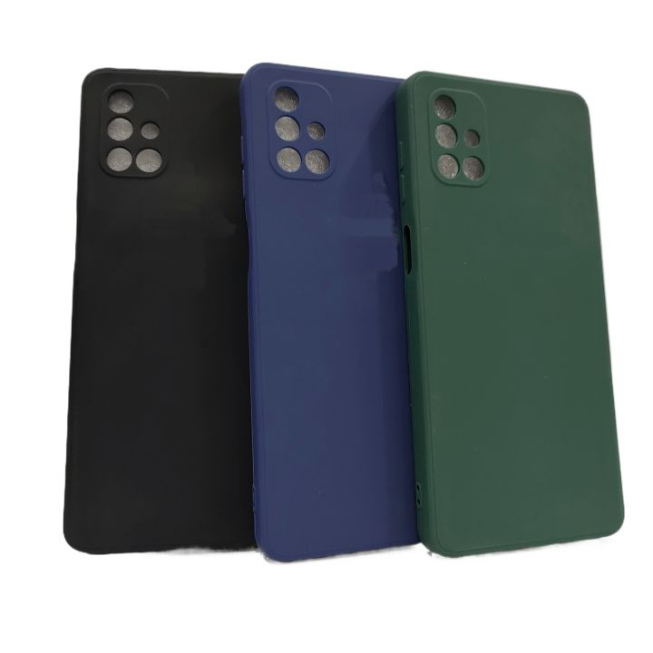 Samsung M51 Silicone Soft Cover/Case With Microfiber  Inside