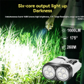 LED Flashlight Keychain Work Light USB Rechargeable Clip Torch. 