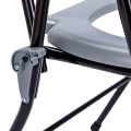 Fodable  Commode Chair With Fibre Hand And Back Rest (Weight Capacity 100 Kg). 