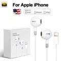 For Apple Headphones For iPhone 14 13 12 11 Pro Max X XR 8 7 Plus In-Ear Lightning Earphones Bluetooth Wired Earbuds Accessories. 