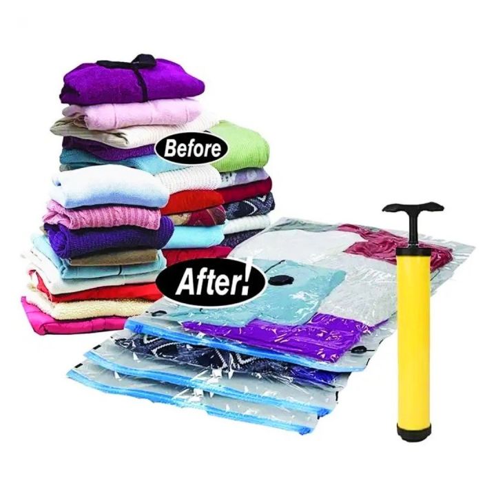 Pack%20of%205%20Reusable%20Vacuum%20Storage%20Space%20Saver%20Bags%20with%20Travel%20Hand%20Pump%20for%20Clothes%20-%20Image%204