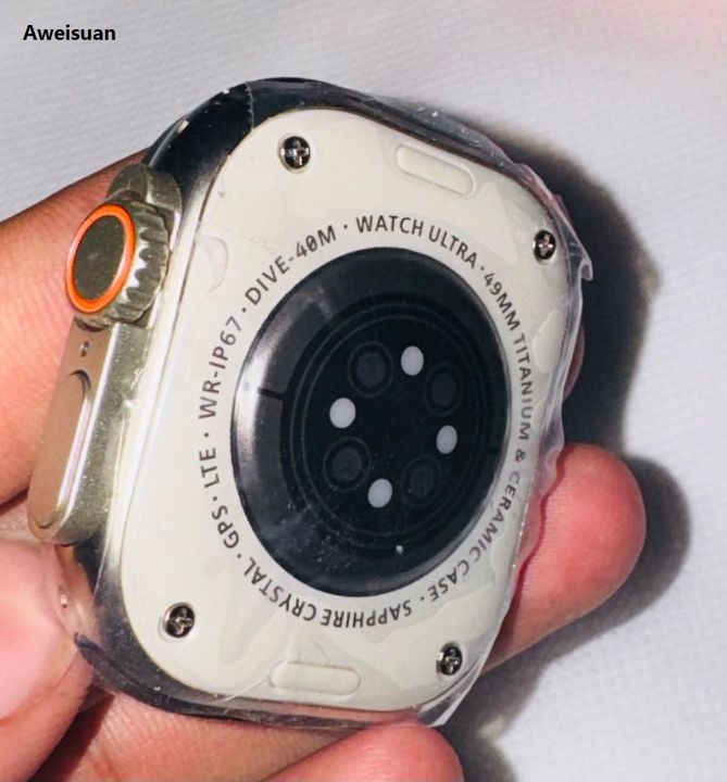 Aweisuan Crown Y20 Ultra 2, 7 in 1 Straps 2.1 Inch HD Screen Bluetooth Calling Smart Watch With 7 Different Straps, one metal strap