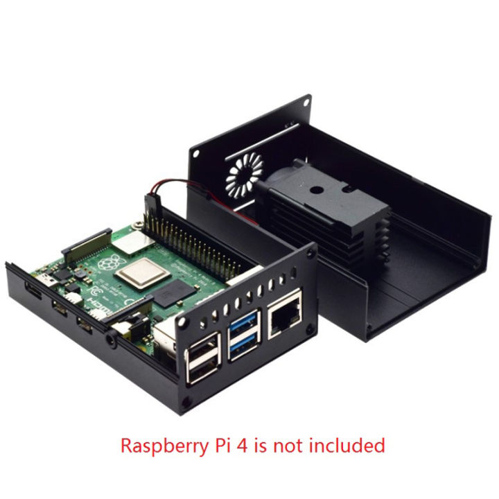 Aluminum%20Case%20Mini%20ICE%20Tower%20Cooling%20System%20with%2025Mm%20Quiet%20Cooling%20Fan%20+%20Heatsink%20Kit%20for%20Raspberry%20Pi%204%20Model%20B%20-%20Image%206